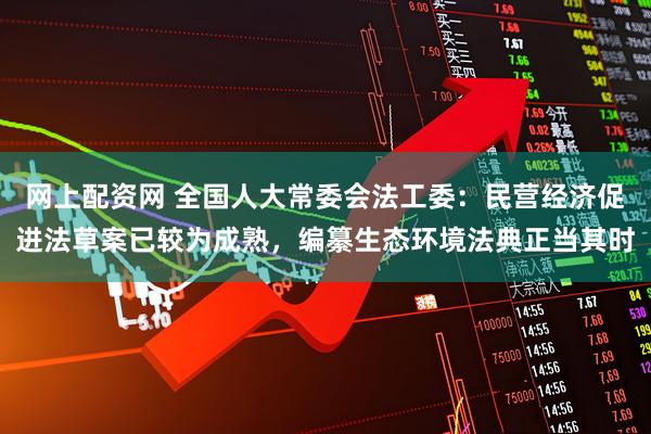 网上配资网 全国人大常委会法工委：民营经济促进法草案已较为成熟，编纂生态环境法典正当其时